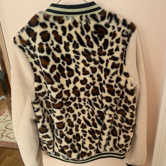 Leopard Fur Bomber - Picture 5 of 5